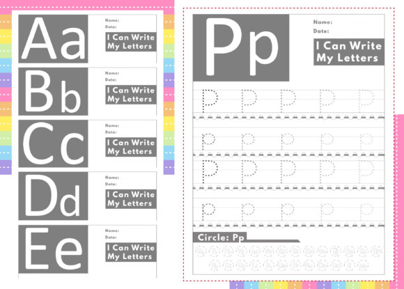 Alphabet Letter Tracing KDP Interiors: A Low Content Solution