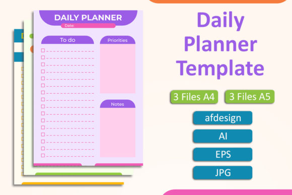 Colorful KDP Interiors for Your Planner Designs