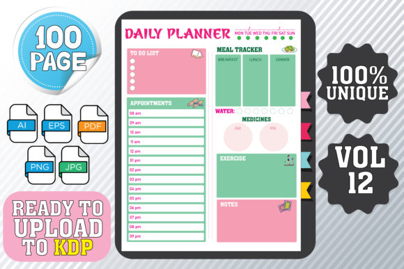 Enhance Your Time Management with KDP Interiors - Daily Planner