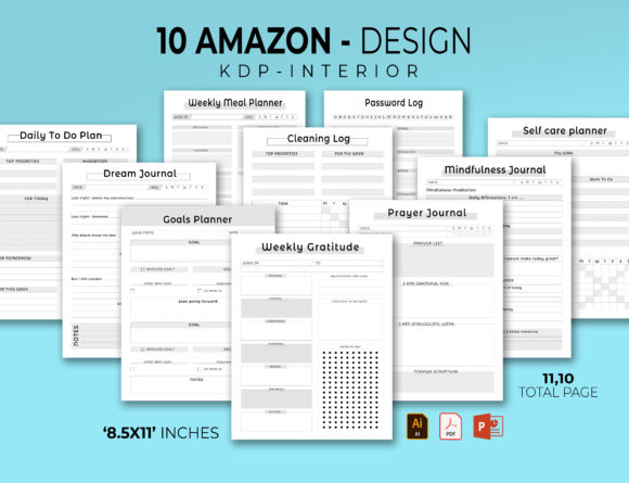 Explore the Versatile 10 AMAZON – KDP Interior’s for Your Publishing Needs