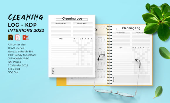 Master Your Cleaning Routine with a Customizable KDP Planner