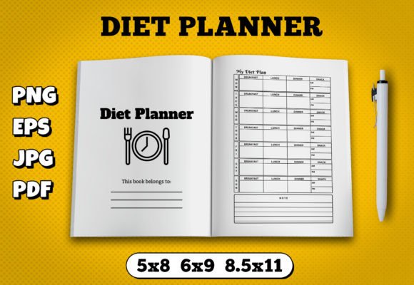 The Strategic Value of a Diet Planner KDP Interior for Self-Publishing Entrepreneurs