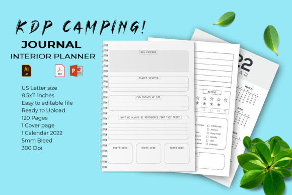 The Ultimate Guide to Publishing Your Own Camping Journal: Using Pre-Designed KDP Interiors