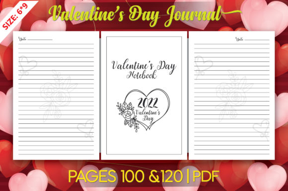 Valentine's Day Notebook KDP Interiors