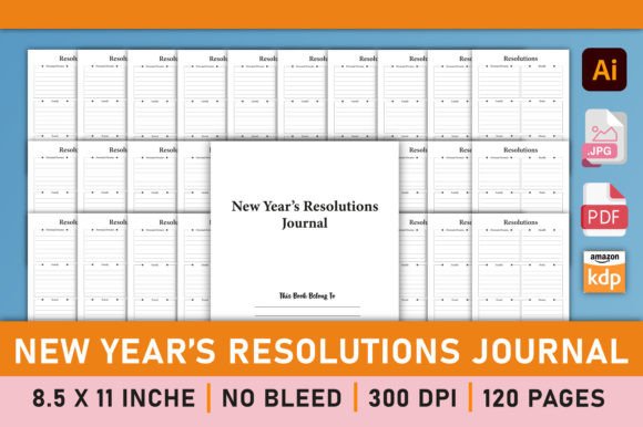 Your Editable New Year’s Resolutions Journal