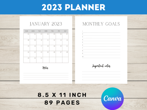 Your Ultimate Tool for a Productive 2023: The Essential Planner Interior